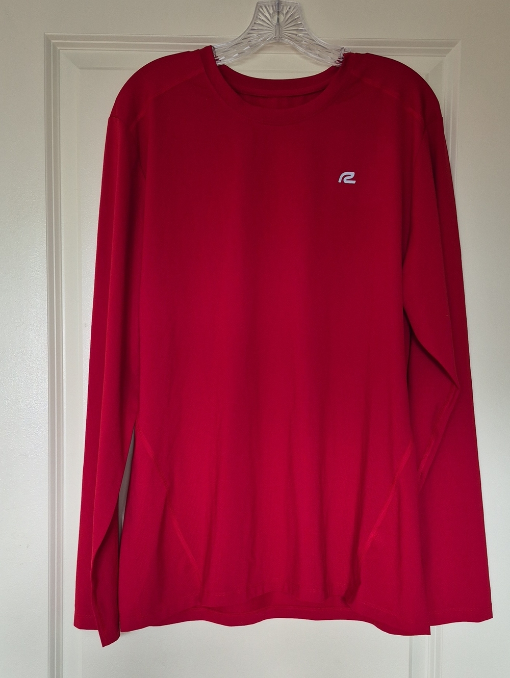 Roadrunner Sports Men's Long Sleeve Performance Tee - Red